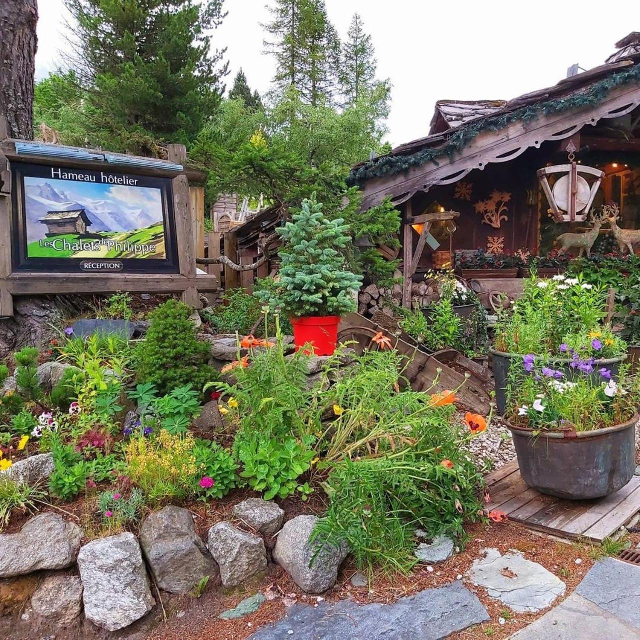 Hotel Les Chalets De Philippe Avec Jacuzzis Privatifs Chamonix ภายนอก รูปภาพ